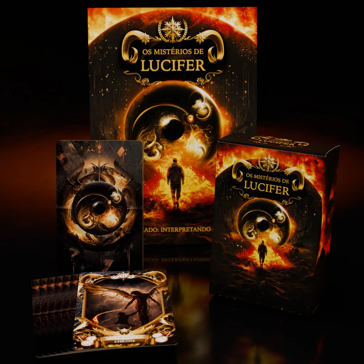 O Baralho de Lucifer: a caixa, a revista e as cartas