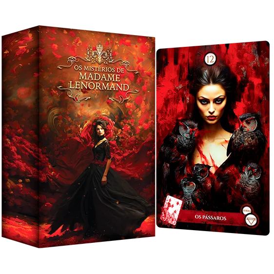 Caixa do Baralho Cigano Lenormand