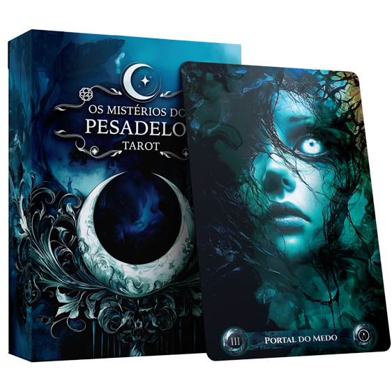 Caixa do Baralho Tarot Os Mistérios dos Pesadelos
